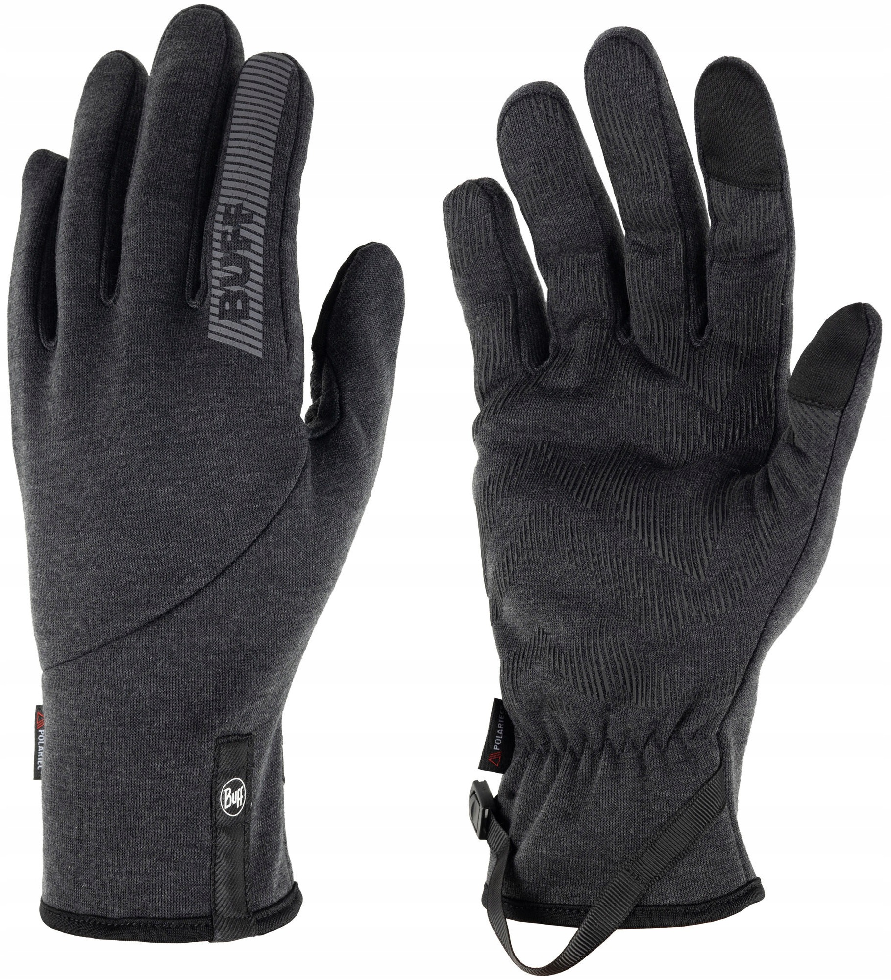 Rukavice Buff Tech Fleece Velikost: M Polartec Black