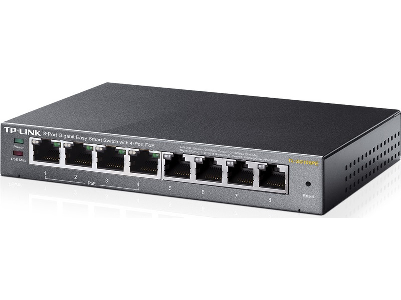 

Switch Tp-link TL-SG108PE Easy Smart 8xLAN