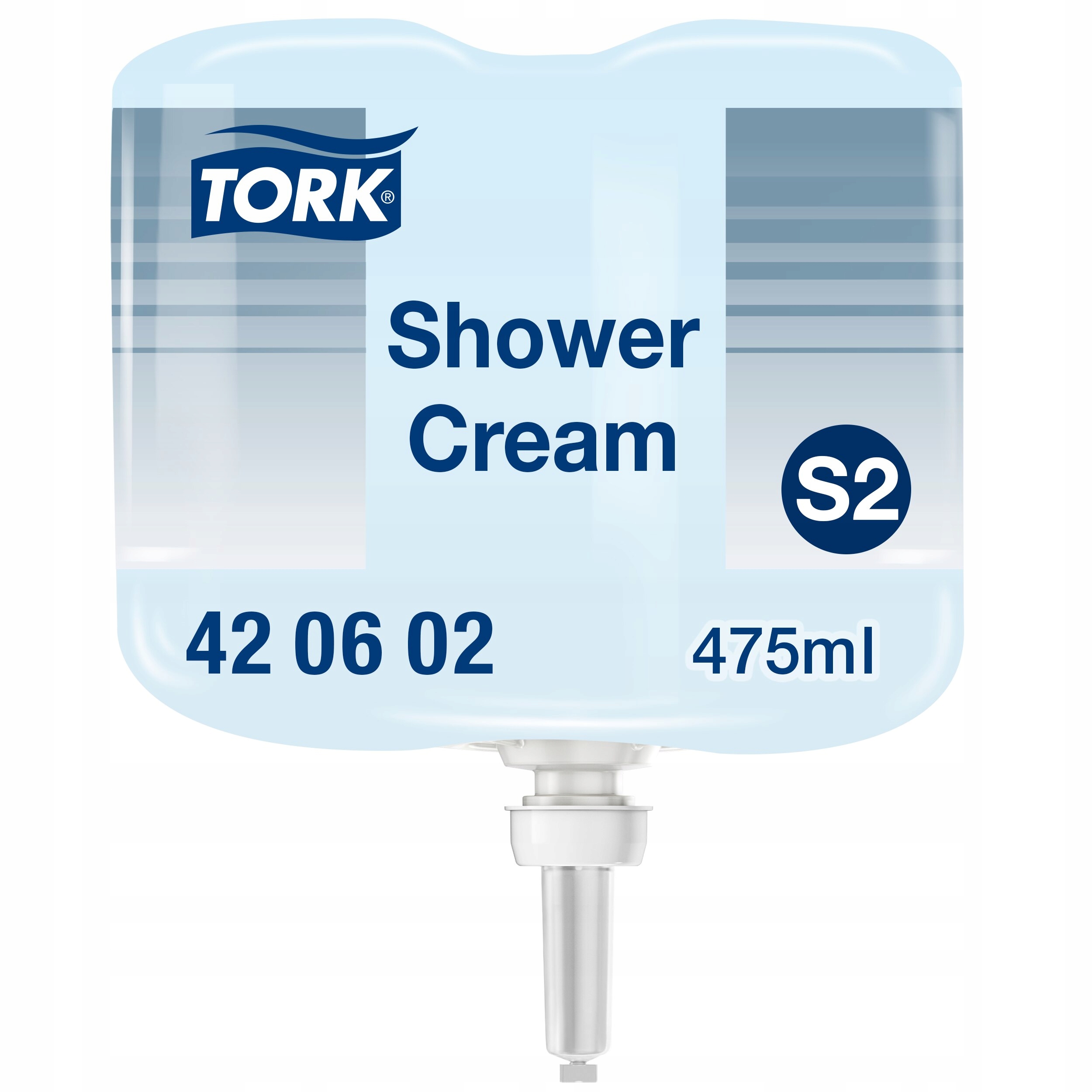 Zestaw 8x Tork 420602 Żel pod prysznic S2 475ml kremowy, aksamit nawilża