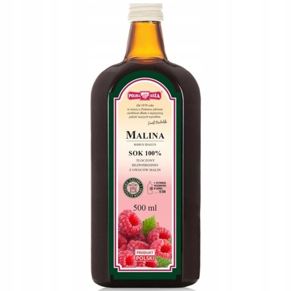 Levně Polska Róża 100% Malinová šťáva