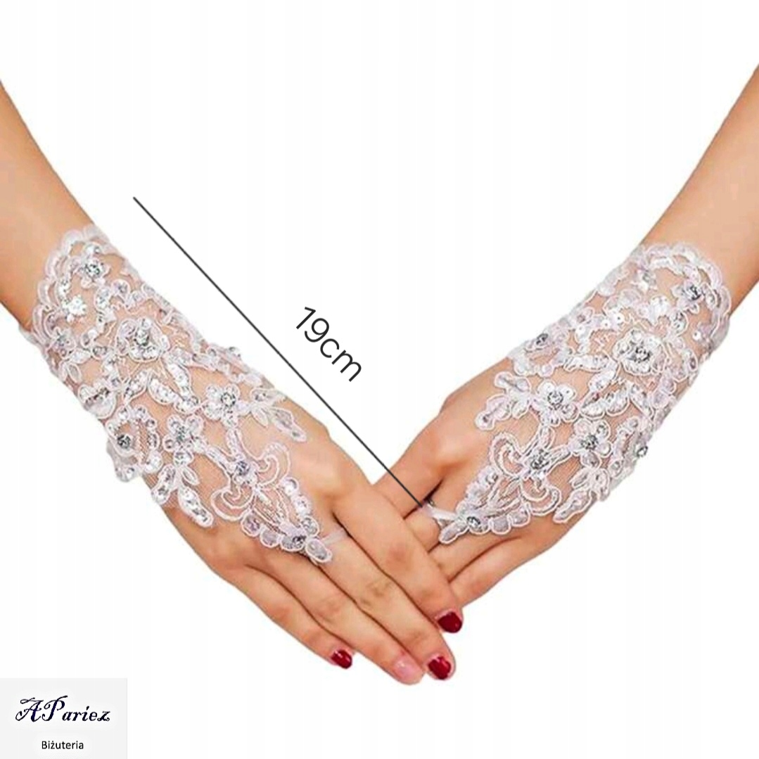 Do0014 Rękawiczki ślubne księżniczka Kod producenta B240312138619