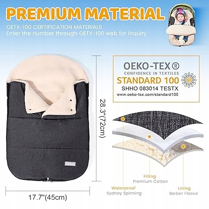 Orzbow uniwersalne Mufki do fotelika EAN (GTIN) 6973309844726