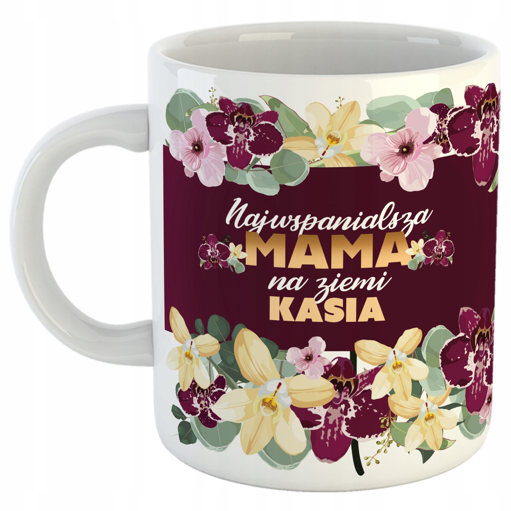 

Kubek Z Imieniem Na Dzień Matki Dzień Ojca