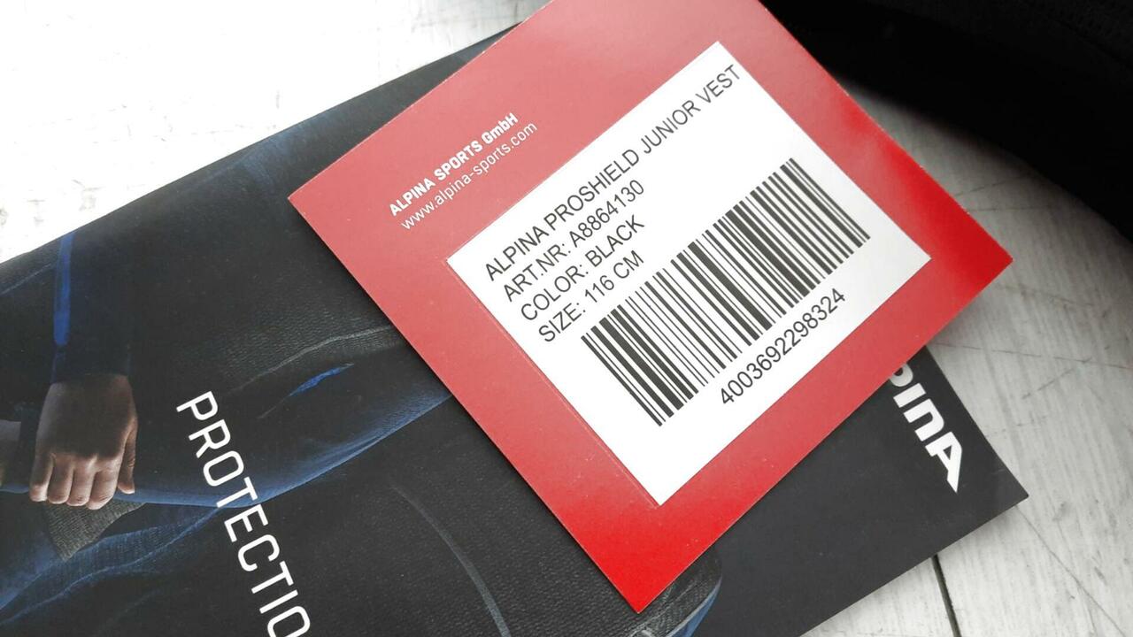 Ochrona na plecy dla dzieci Alpina Proshield r.116 Rozmiar 116