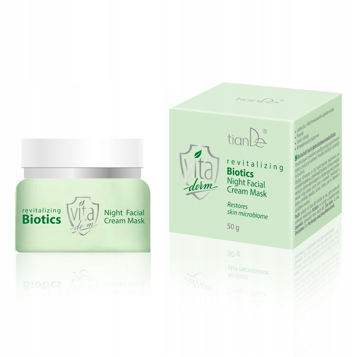 tianDe Revitalizační Maska-krém Na Noc Pro Citlivou Pleť Biotics