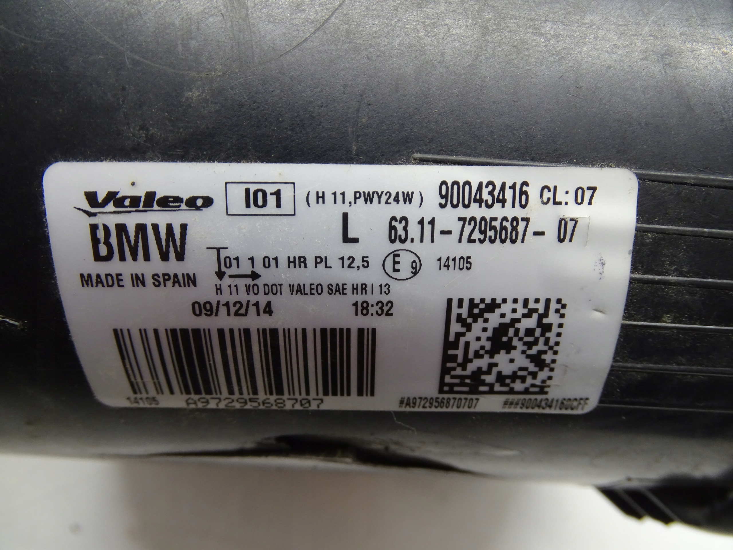 галоген левая перед передний BMW I3 7295687