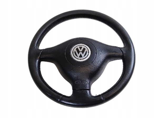 VW PASSAT B5 VW GOLF IV BORA steering wheel, leather leather DO trim