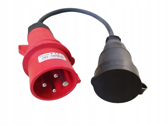 Adapter/redukcja 16A/4 - 230v (uziemienie bolec) Marka inna