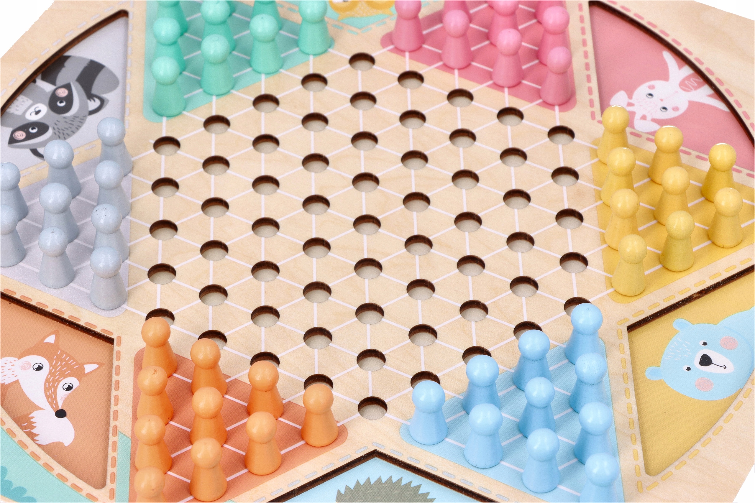 SZACHY CHINSKIE HALAMA ZABAWKA GRA DLA NAJMŁODSZYCH PLANSZOWA DREWNIANA Typ Podstawa