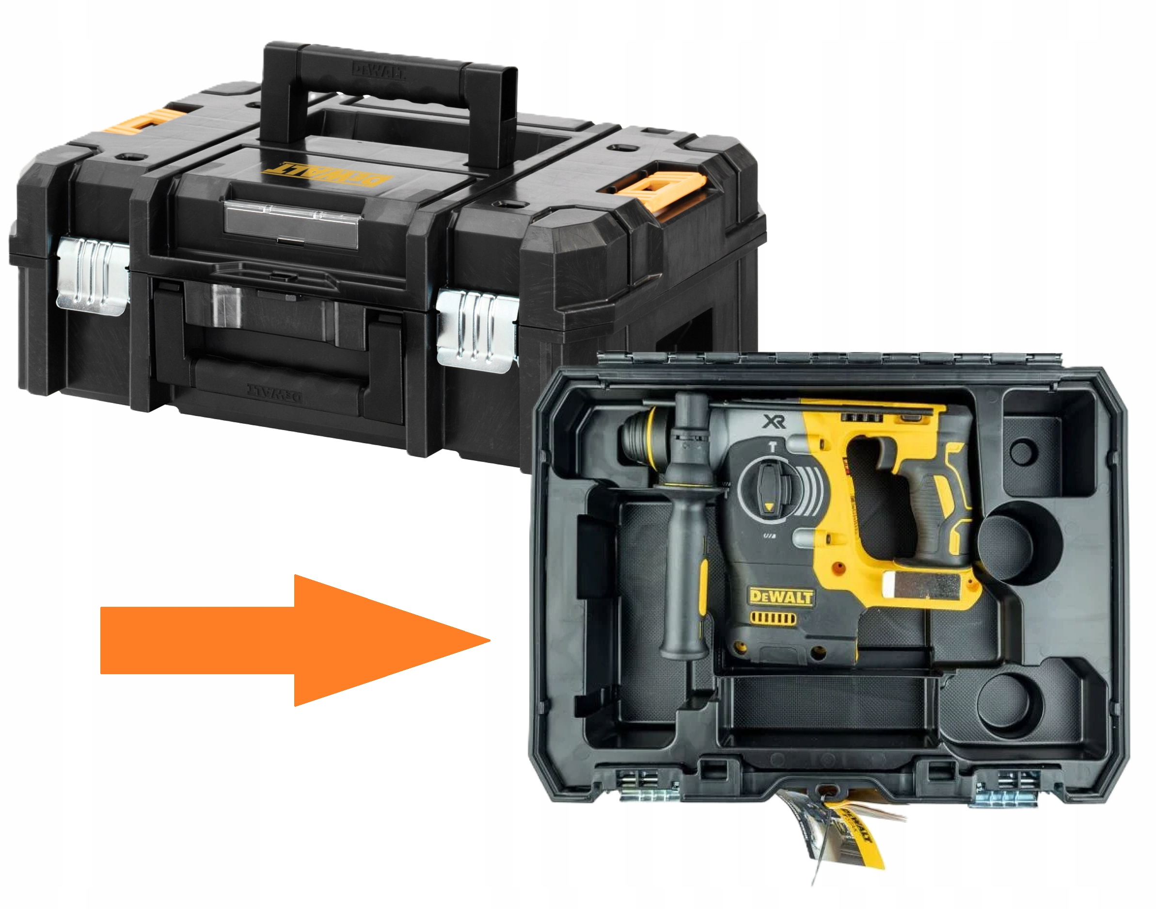 Dewalt Walizka Narzędziowa Tstak z wkładem N565020 do DCH253 DCH273 DCH274