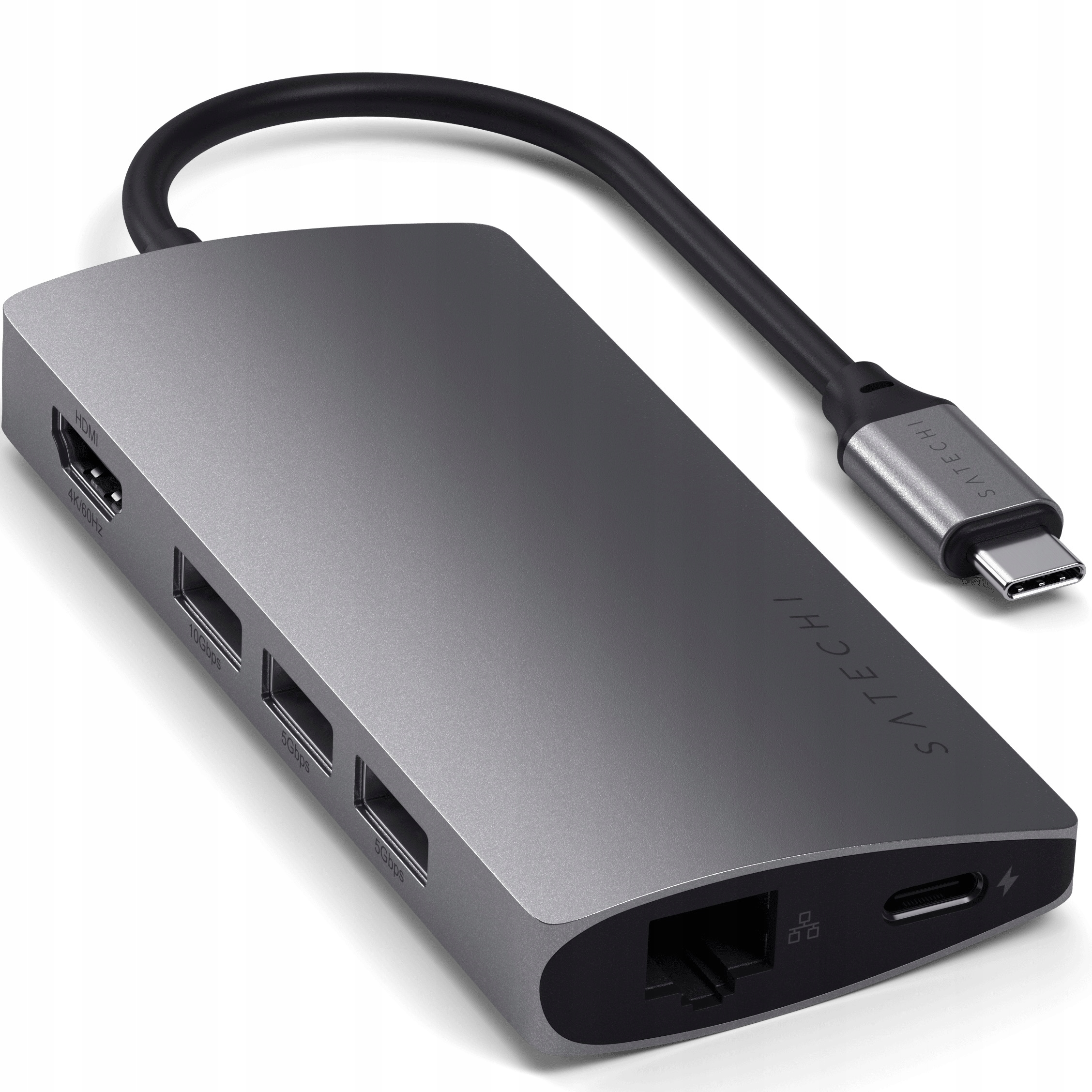 Usb-c Hub, 7v1 adaptér, Satechi Multiport adaptér V2, Usb-c Usb-a Hdmi RJ45