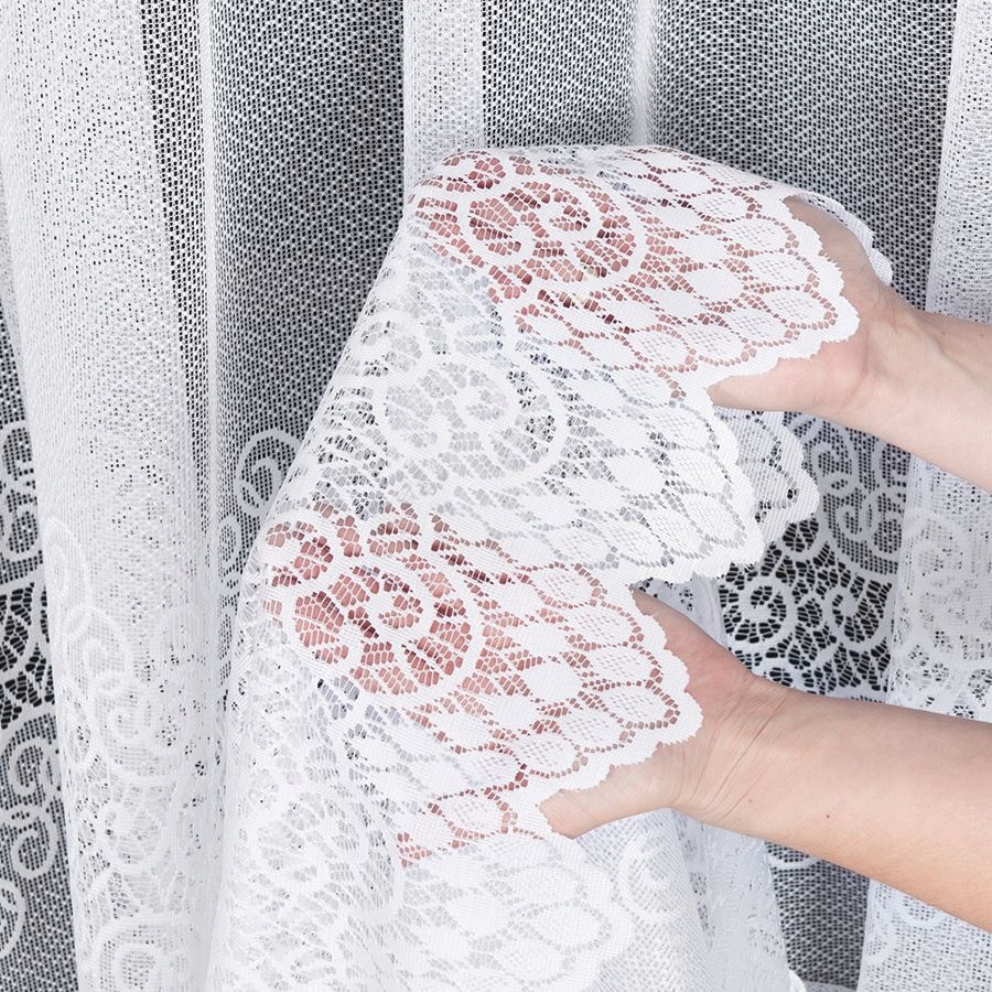 Firana żakardowa VIOLETTA 250x120cm (gotowa) z łukiem Rodzaj Firana pojedyncza