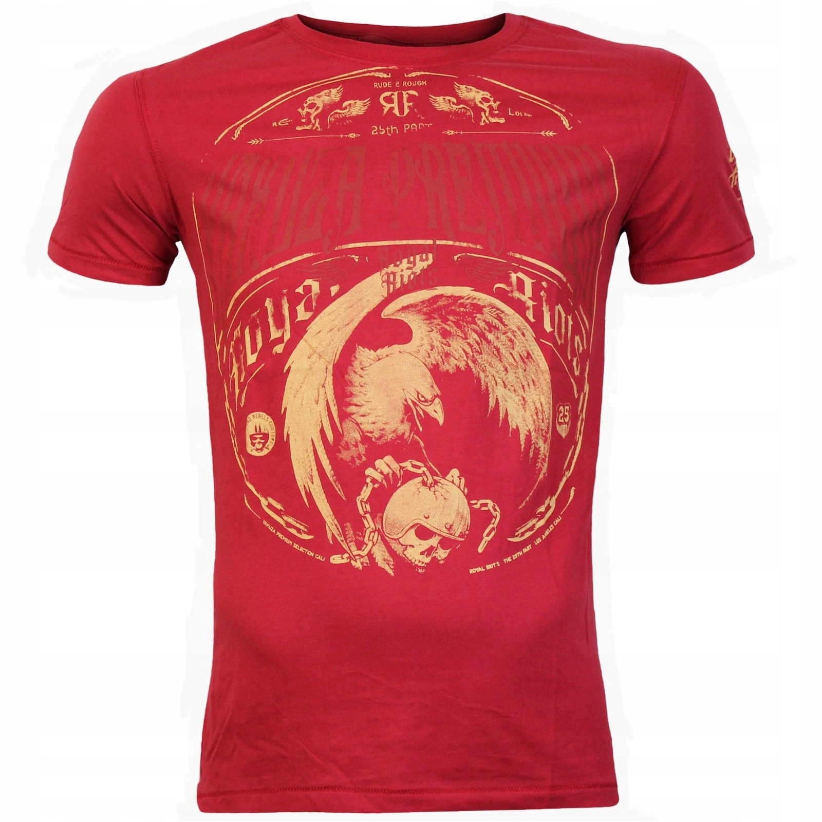 Tričko Yakuza Premium 3710 Supersoft Vintage červené, Royal Riot´s