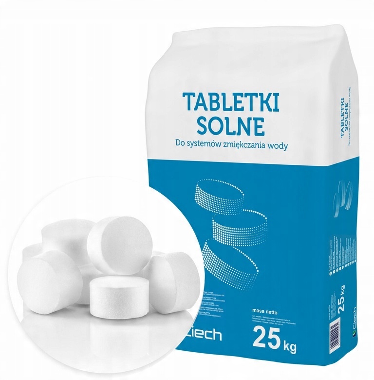 

Sól zmiękczająca tabletki zmiękczacz Ciech 25 kg