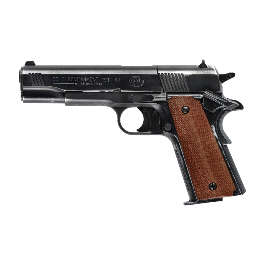 Wiatrówka Rewolwer Colt 1911 A1 Government 4,5 mm diabolo Postarzony