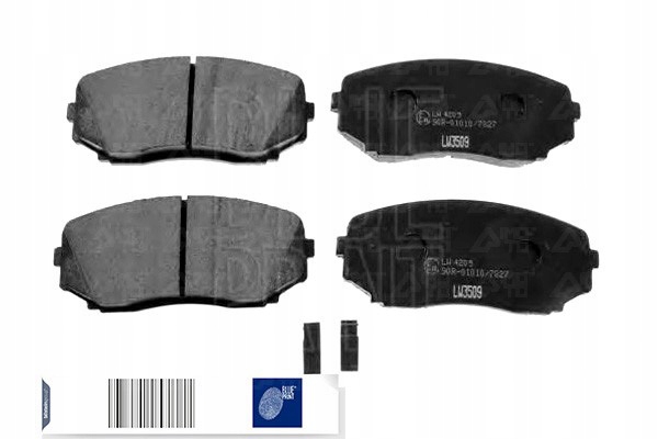 BLUADM54297 KLOCKI HAMULCOWE PRZÓD MAZDA CX-7 CX-9 Strona zabudowy przód
