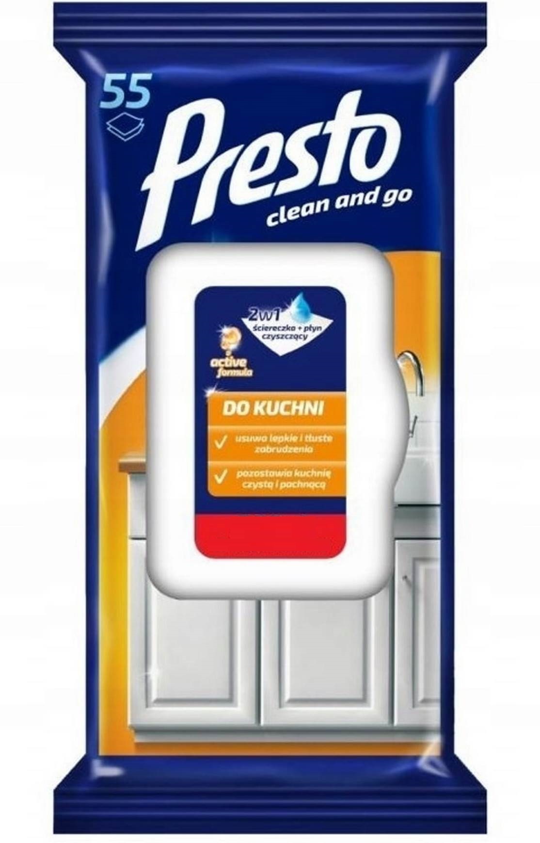 

Presto Nawilżane Ściereczki Do Kuchni 55 Sztuk