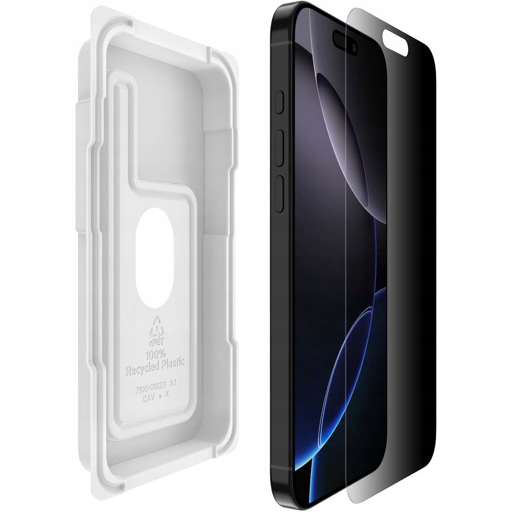 Belkin szkło prywatyzujące do iPhone 16 Pro Max, Ig 9H, z ramką aplikacyjną
