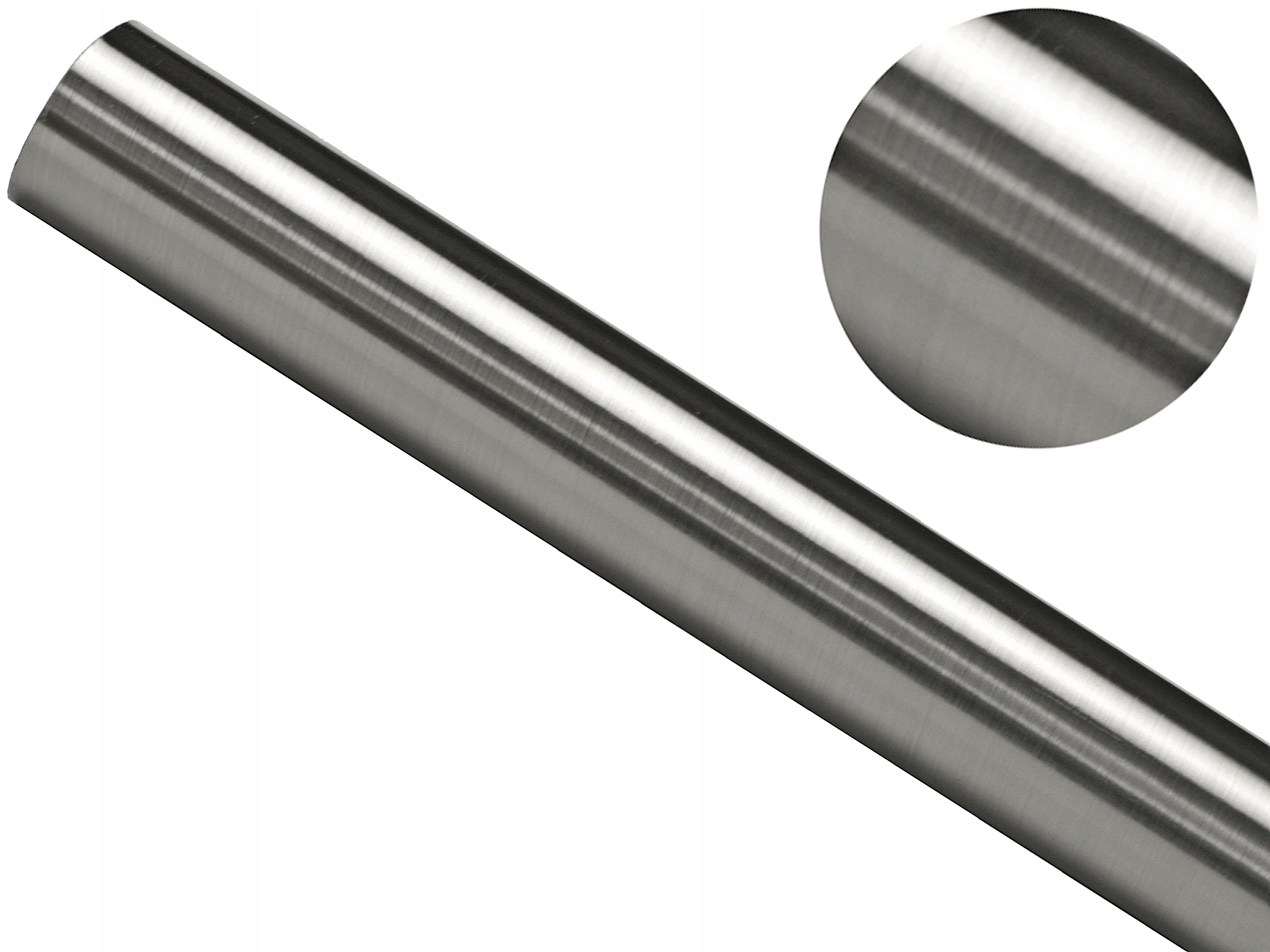 

19 mm 130 cm Rurka metal drążek karnisza Stal
