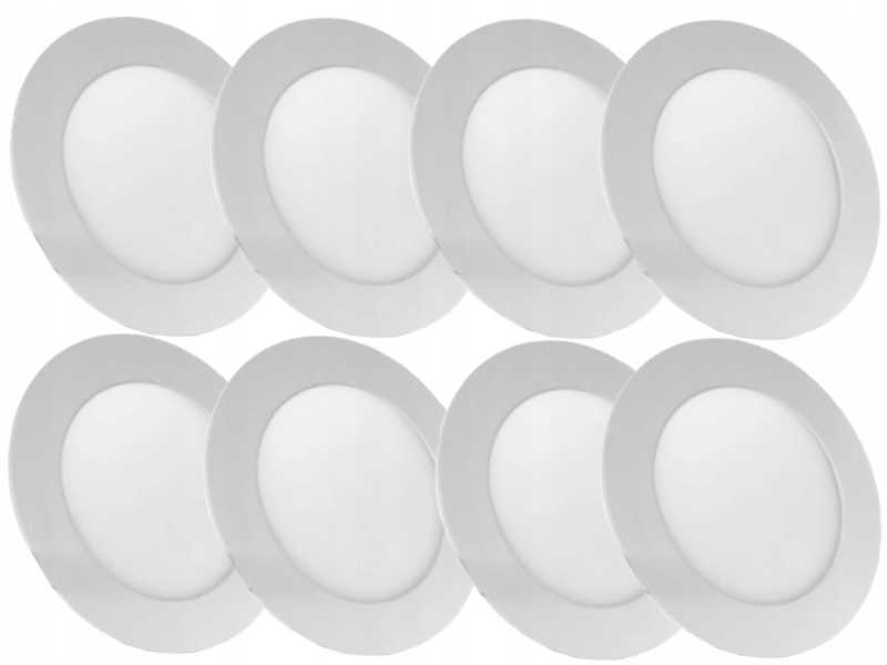 Sada svítidel na strop Led Slim 3W 8x