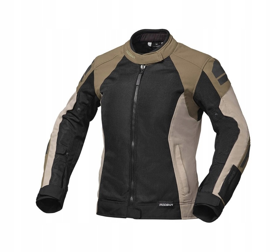 Modeka Bunda Khao Air II Lady Čierna/piesková/khaki Veľkosť 40 ()