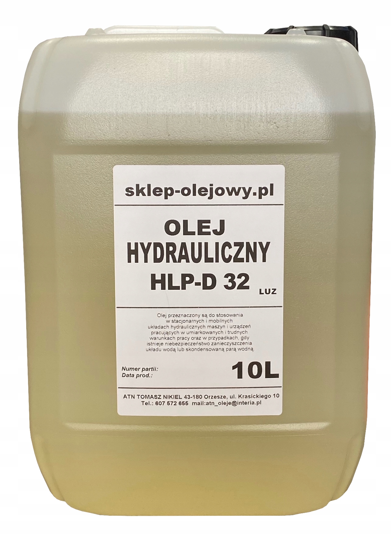 OLEJ HYDRAULICZNY HLPD HLP D 32 10L