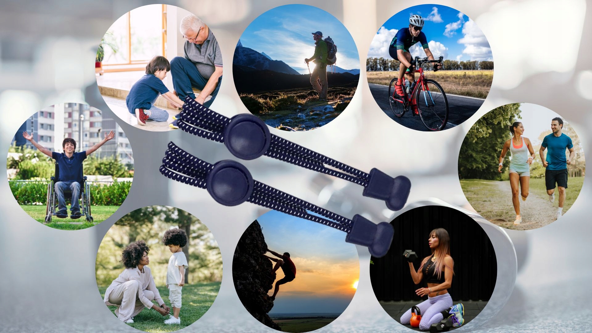 SZNUROWADŁA BEZ WIĄZANIA ELASTYCZNE DZIECI SPORT DO BIEGANIA ZACISKOWE 2SZT EAN (GTIN) 5903738822379