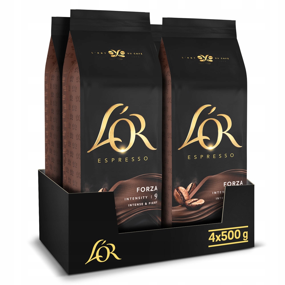 Kawa ziarnista L'or Espresso Forza 4x 500g