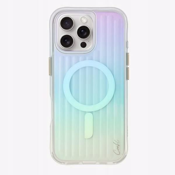 pouzdro Uniq Coehl Linear pro iPhone 16 Pro Max 6,9" s magnetickým nabíjením, opálové/iridové