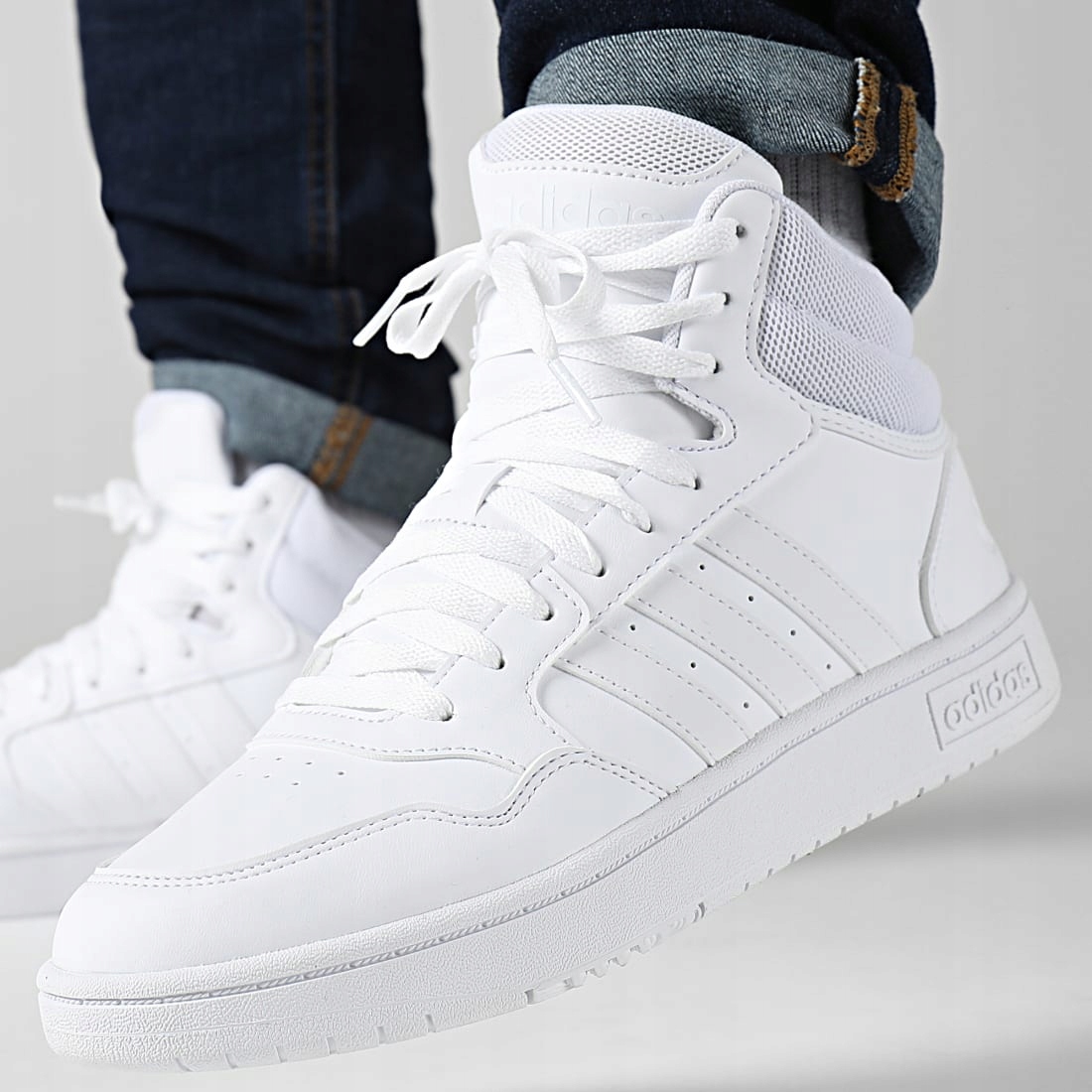 Sportovní Boty Adidas MID, vysoká kožená obuv pro každodenní nošení, velikost vel.