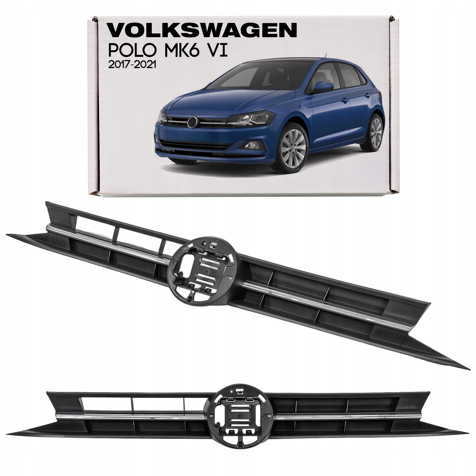 Volkswagen Polo MK6 VI 2017-2021 Atrapa Chladiče, Přední Gril 2G0853651N