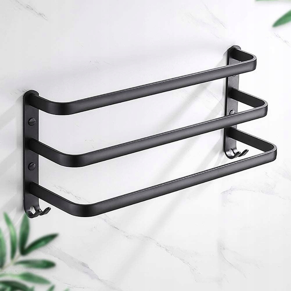 

Wieszak ścienny na ręczniki 3 warstwy loft 50 cm