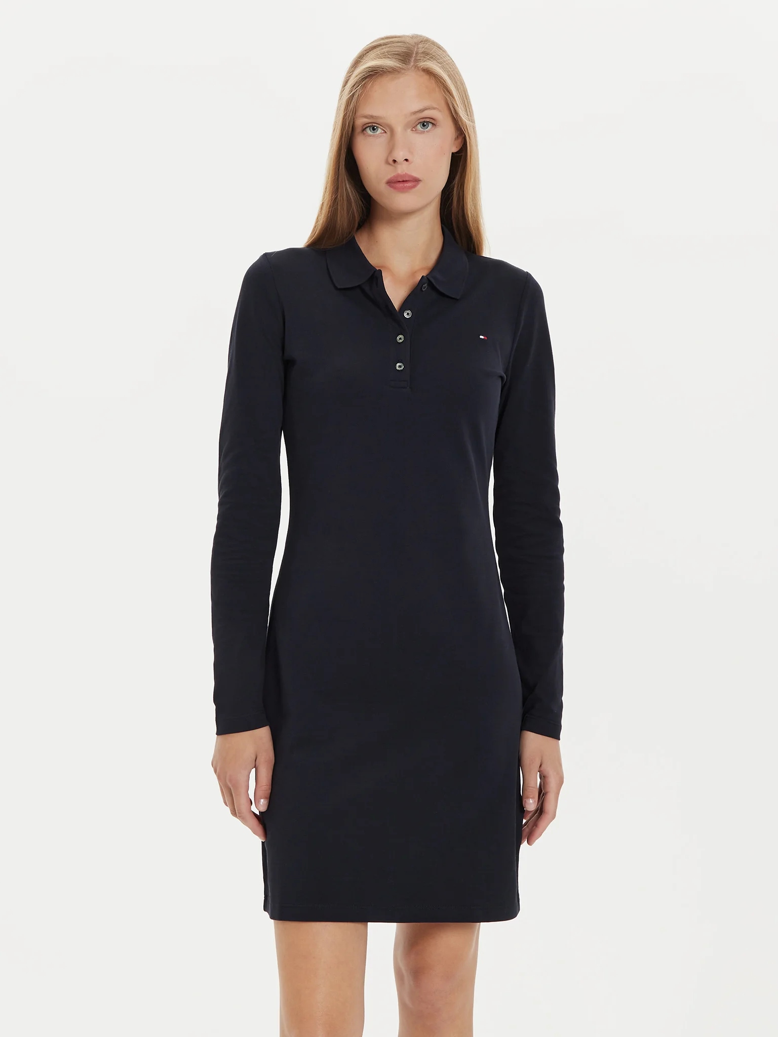 Tommy Hilfiger Šaty S 1985 WW0WW43230 Tmavě modrá Regular Fit