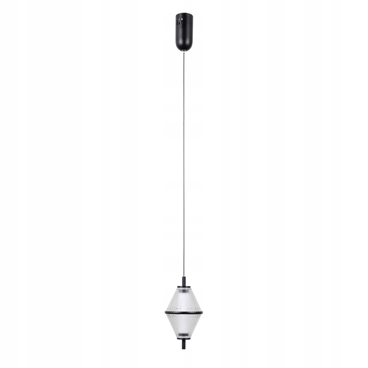 Lampa Italux Fuente Led 5W, černá matná, sklo, 3000K IP20