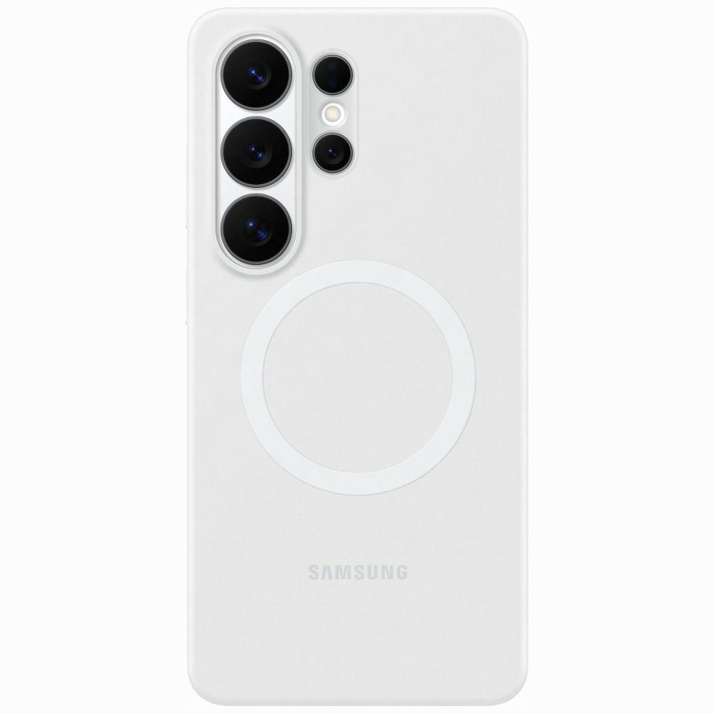 Puzdro Samsung Silicone Magnet pre Samsung Galaxy S26 Ultra biele