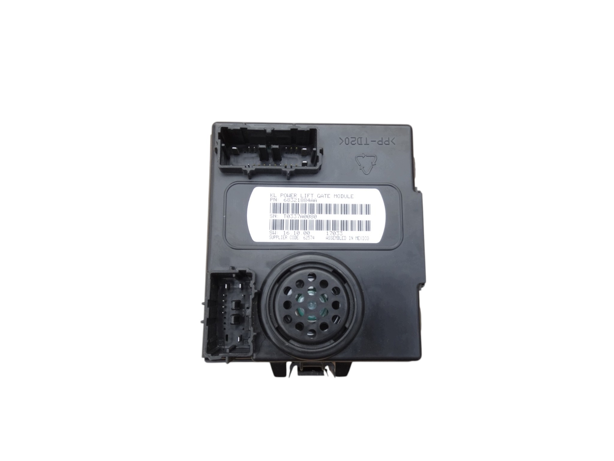 JEEP CHEROKEE V KL module control unit bonnet boot 68321884AA