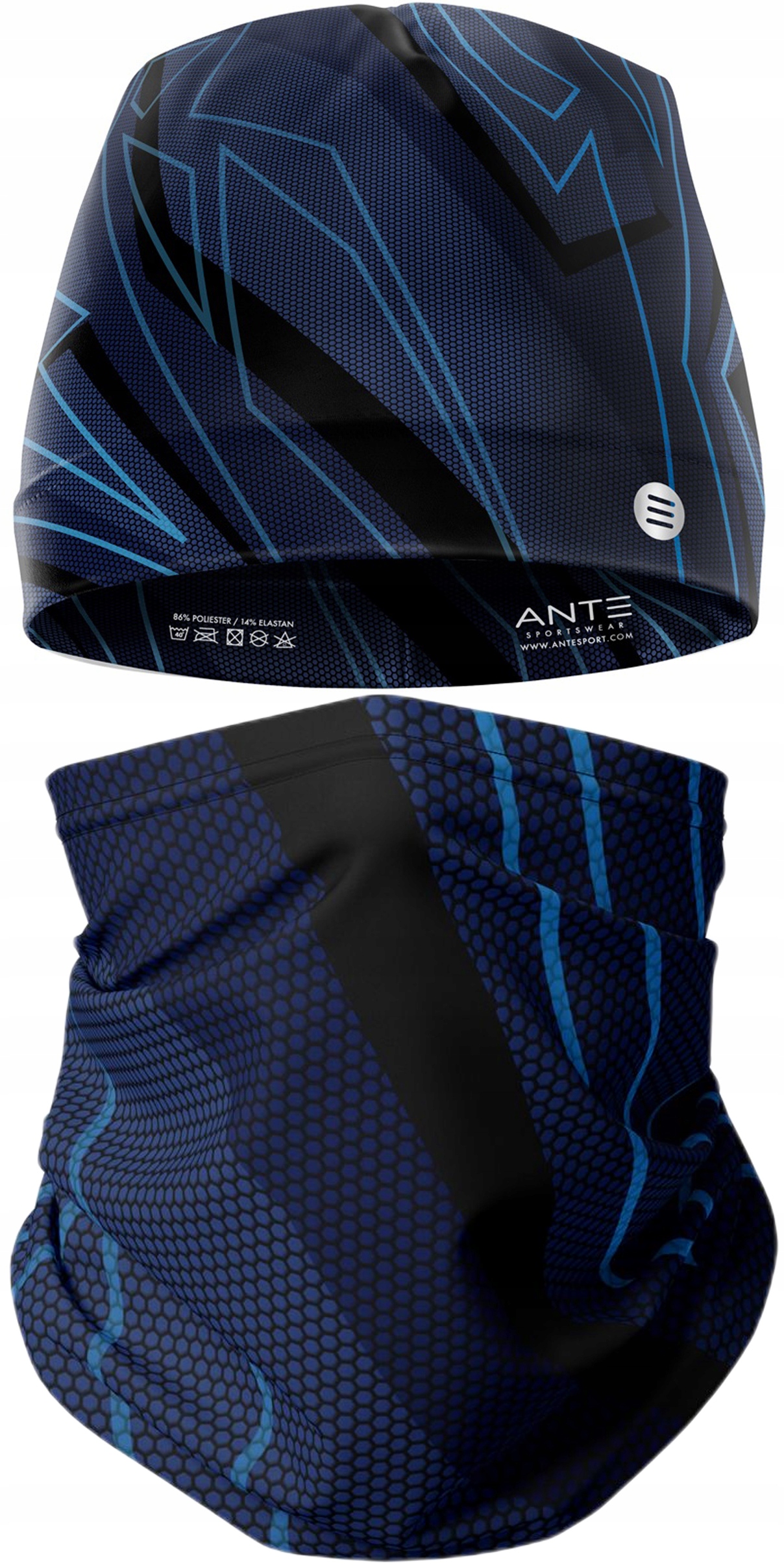 CZAPKA + KOMIN KOMPLET Termoaktywny do biegania