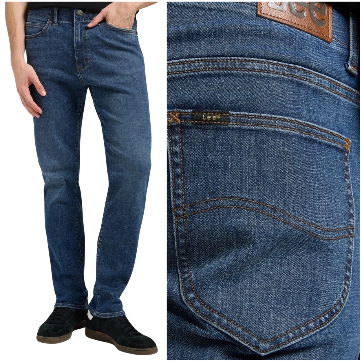 Lee Slim Fit Extreme Motion pohodlné přiléhavé džínové kalhoty W32 L32