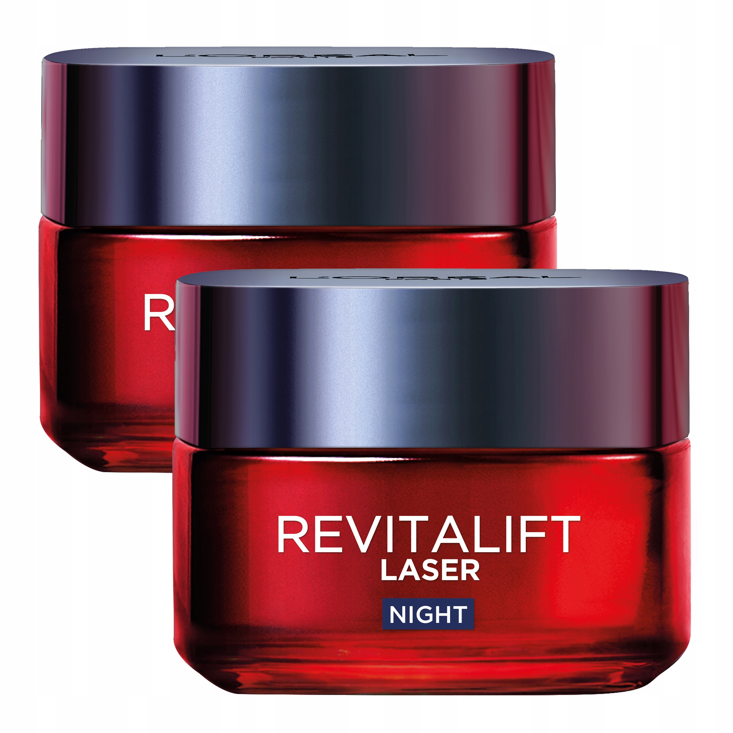 Zestaw L'Oreal Paris Revitalift Laser Krem na Noc Przeciw Starzeniu 2x 50ml