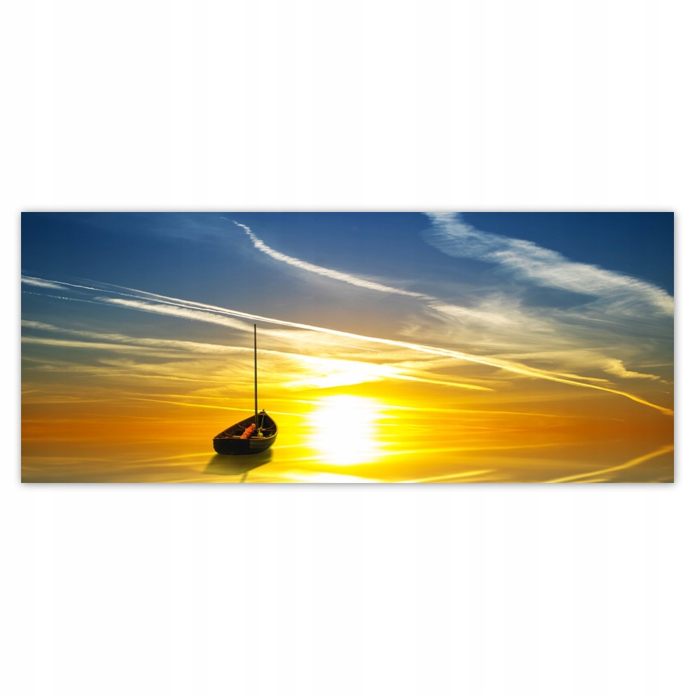 Fototapety flizelina 250x104 Osamělá loď Západ