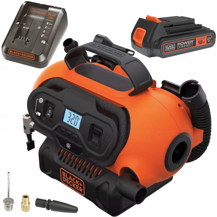 

Black Decker Kompresor 12/18/230V aku 2Ah BDCINF18