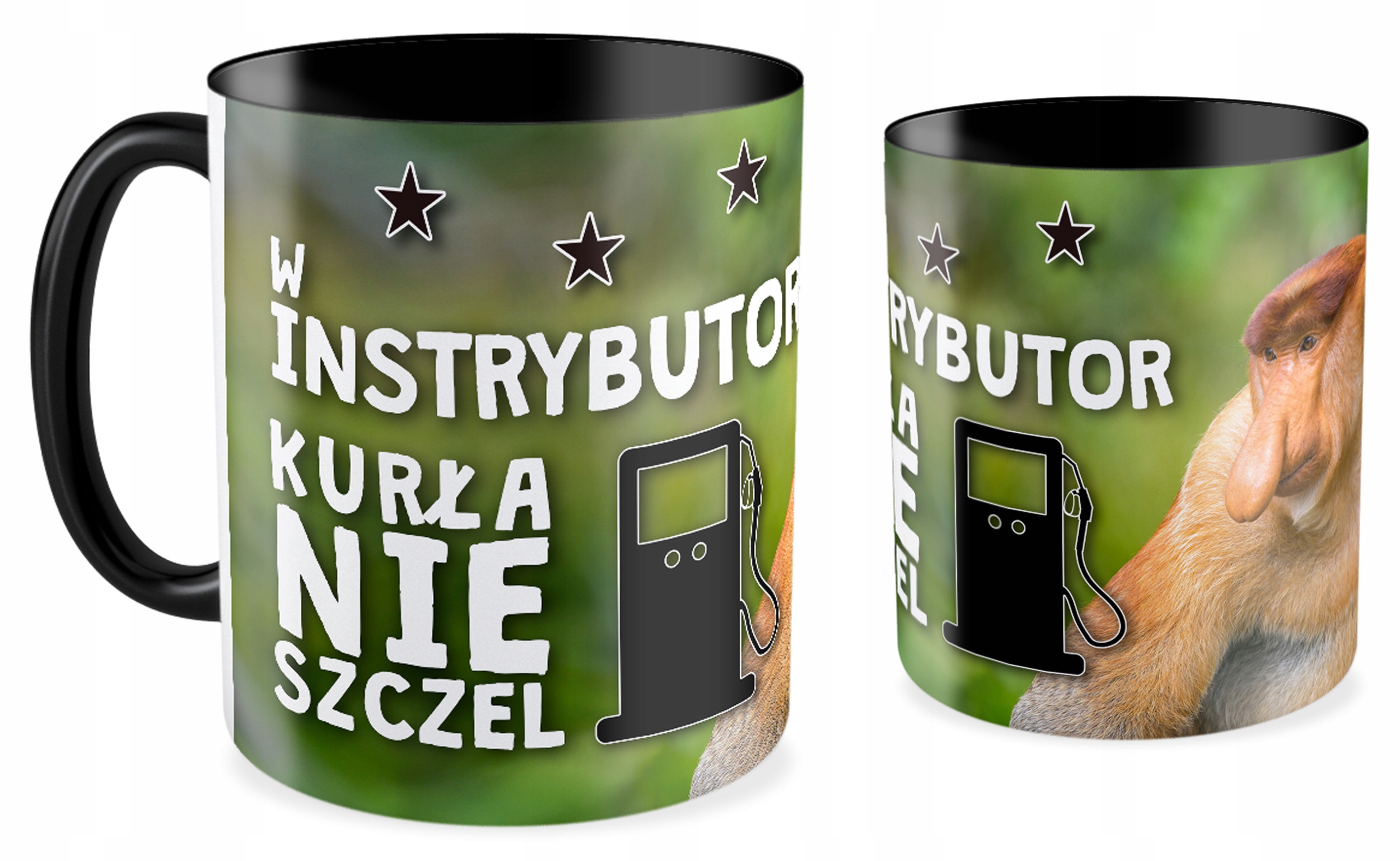 

Kubek czarny Nosacz Janusz Instrybutor Szczelaj