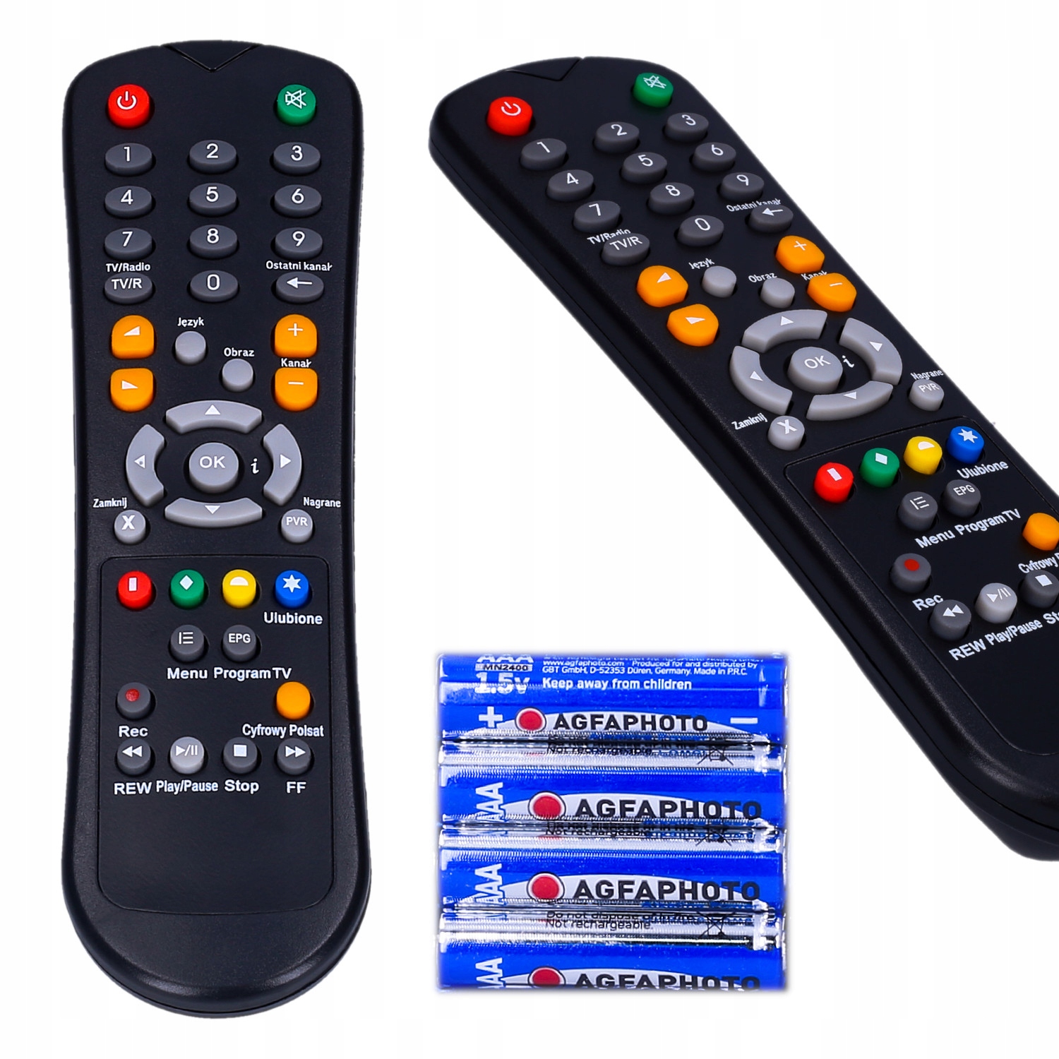 

Uniwersalny Pilot Dekodera Cyfrowy Polsat Wkład