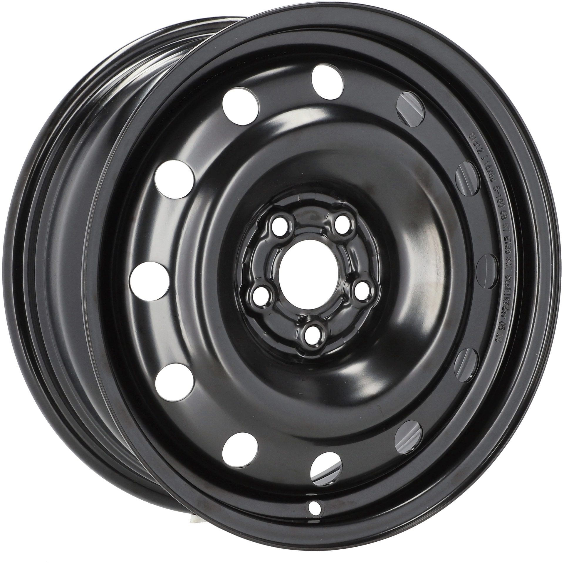 Oceľové disky 16 pre Vw Polo Mk5 (6R 6C 61) Mk6 (aw Bz) New Beetle A4 Fl