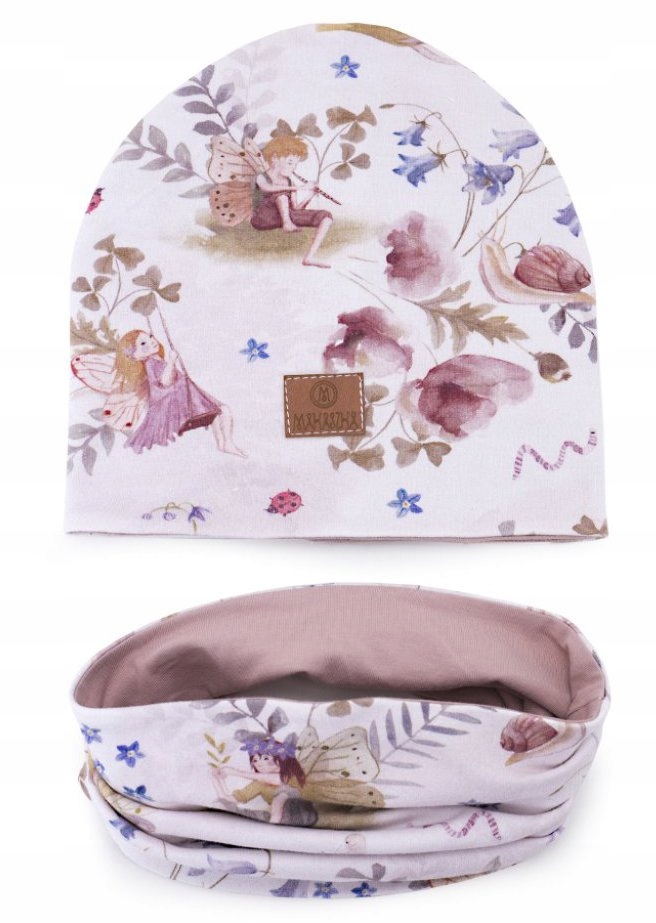 

Makaszka Czapka+komin Dla Dzieci Fairies M 1-3 Lat