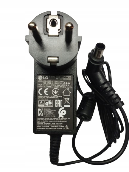 Zasilacz Lg ADS45FSQ19 ADS45-FSQ-19 19V 2,1A 39,9W Oryginał!!!
