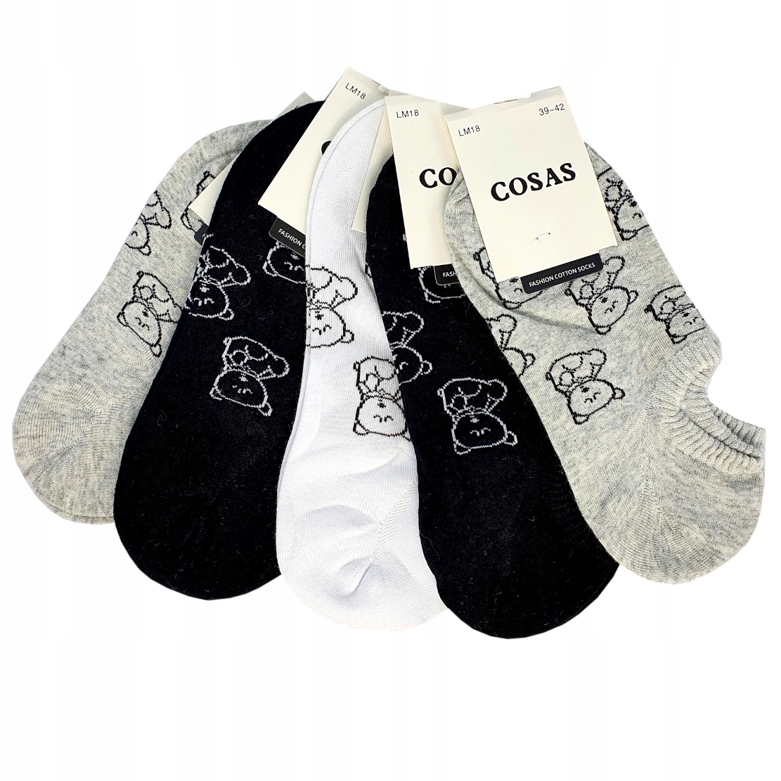 10 x STOPKI NISKIE DAMSKIE KRÓTKIE SKARPETKI WZORY Model skarpety BAWEŁNIANE, nieuciskowe, KOLOROWE, LATO