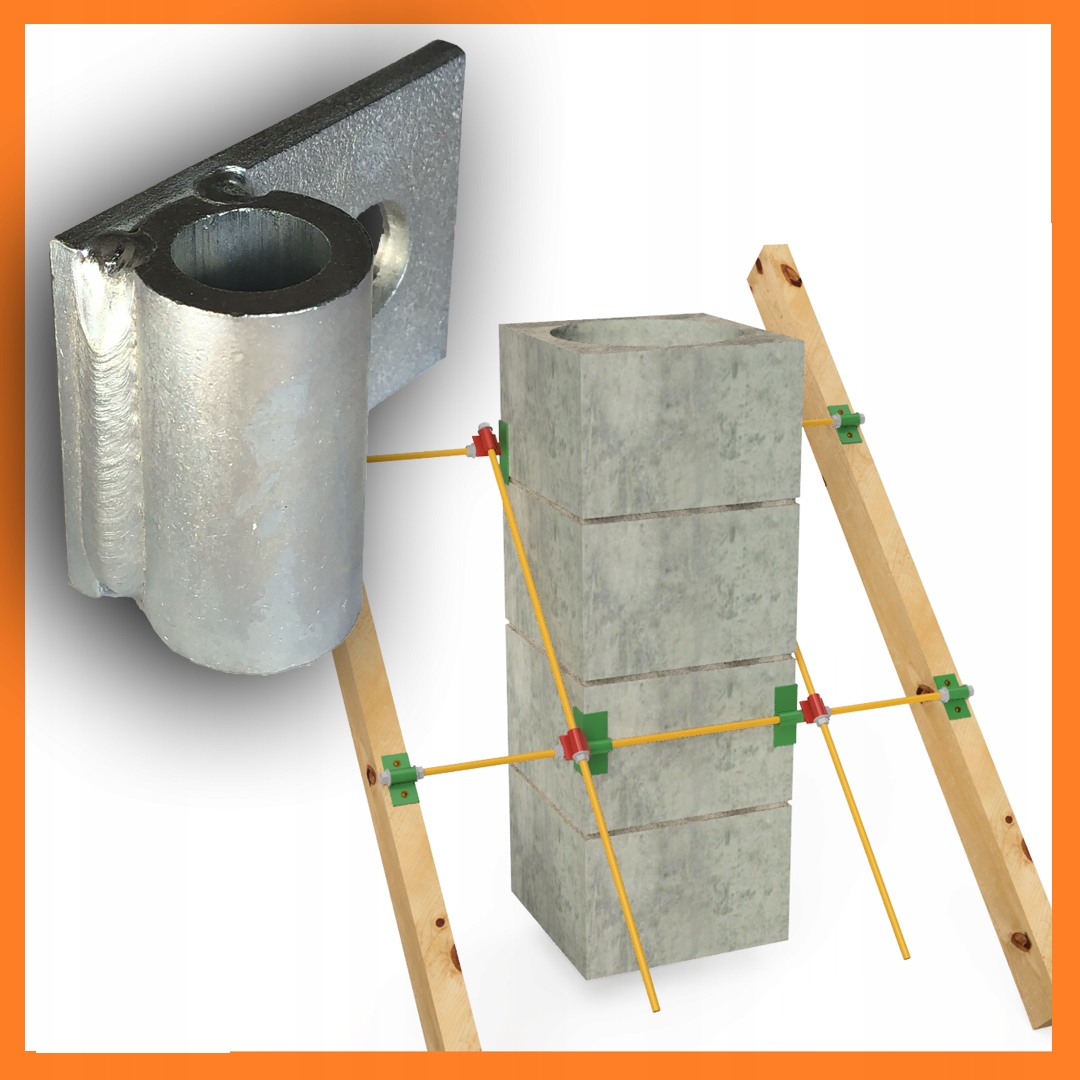 Mocowanie uchwyt komina do więźby dachowej Ocynk Najlepsza jakość