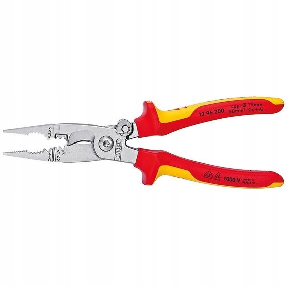 Knipex kliešte elektrikárske 200mm multifunkčné 1396200