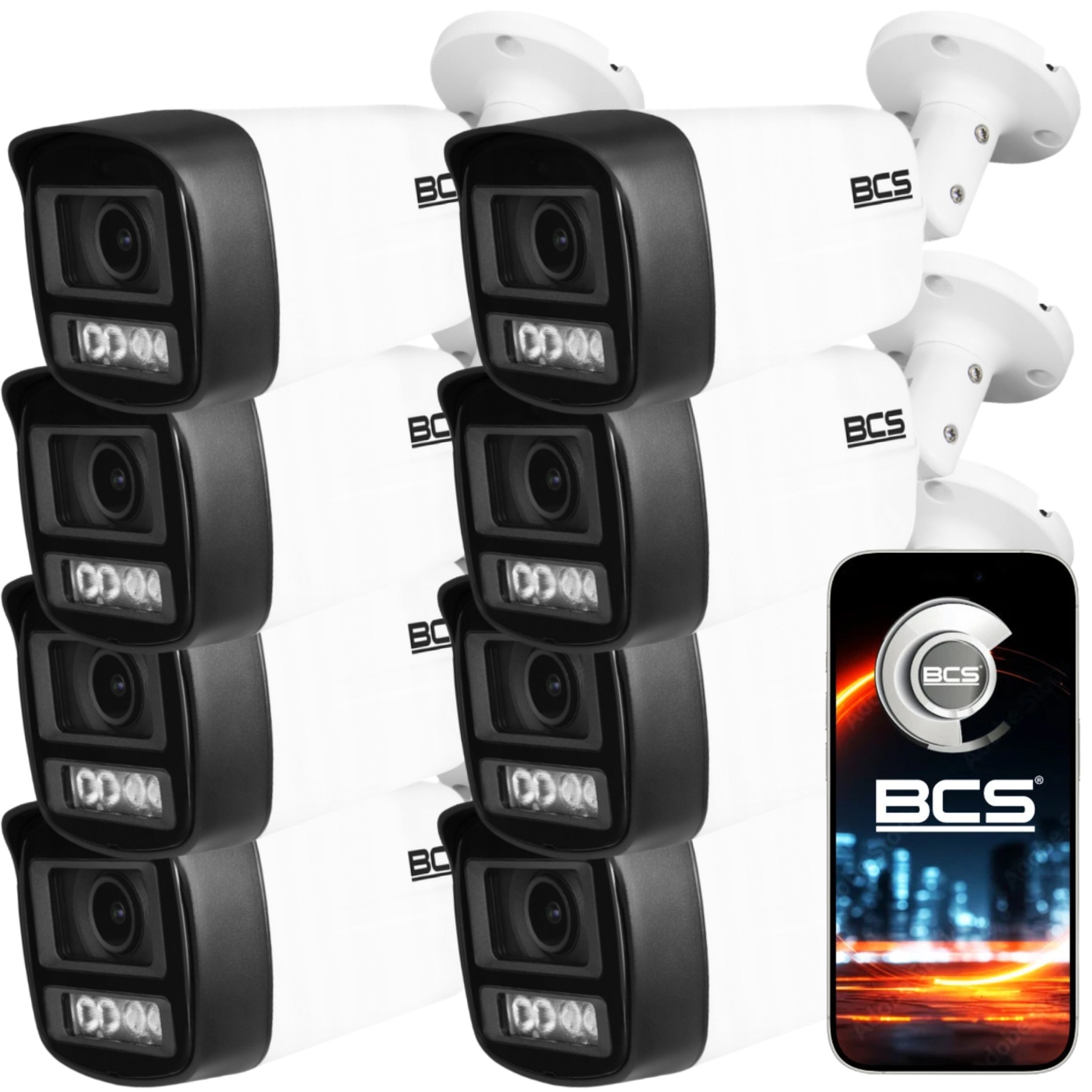 Kamera 8X BCS-L-TIP14FCL5-Ai1 IR50m Gniazdo Sd Audio Ai Line Bcs